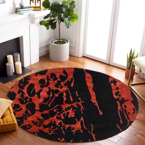 Handmade Tufted Rugs, Premium Quality Round Wool Rug for Living Room RR31 - Image 2