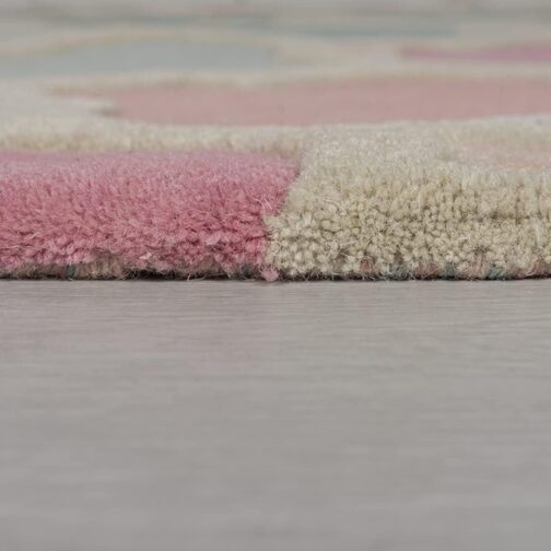 Handmade Tufted Rugs, Premium Quality Round Wool Rug for Living Room RR33 - Image 4