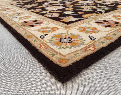 Handmade Tufted Rugs, Premium Quality Floral Wool Rug for Living Room CF01 - Image 4