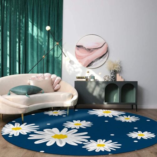 Handmade Tufted Rugs, Premium Quality Round Wool Rug for Living Room RR17 - Image 2