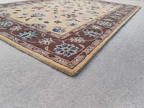 Handmade Tufted Rugs, Premium Quality Floral Wool Rug for Living Room CF02 - Image 2