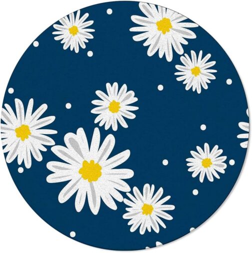 Handmade Tufted Rugs, Premium Quality Round Wool Rug for Living Room RR17