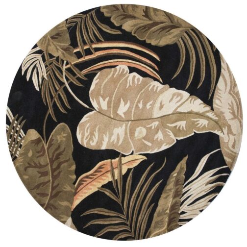 Handmade Tufted Rugs, Premium Quality Round Wool Rug for Living Room RR47