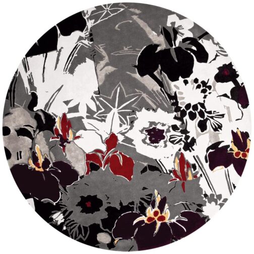 Handmade Tufted Rugs, Premium Quality Round Wool Rug for Living Room RR38