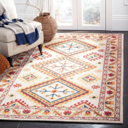 Handmade Tufted Rugs, Premium Quality Wool Carpet for Living Room C02 - Image 4