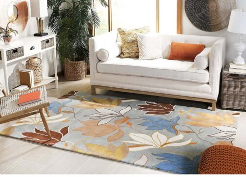 Handmade Tufted Rugs, Export Quality Hand Tufted Wool Carpet for Living Room 25 - Image 2