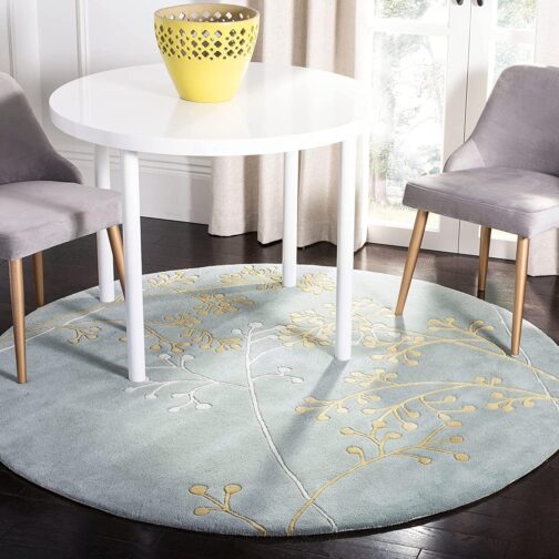 Handmade Tufted Rugs, Premium Quality Round Wool Rug for Living Room RR51 - Image 2