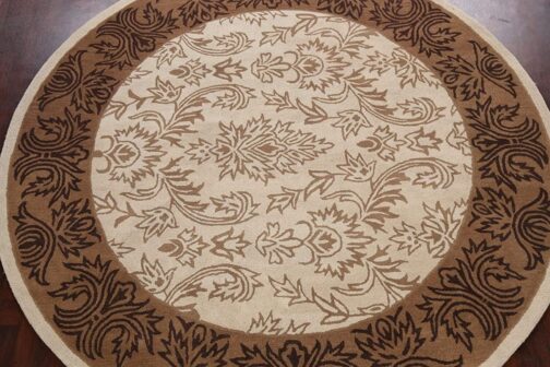 Handmade Tufted Rugs, Premium Quality Round Wool Rug for Living Room RR24 - Image 3