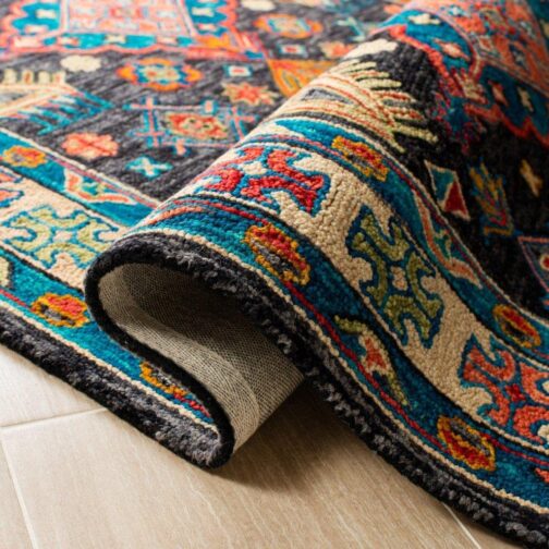 Handmade Tufted Rugs, Premium Quality Floral Wool Rug for Living Room CT06 - Image 3