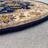 Handmade Tufted Rugs, Premium Quality Round Floral Wool Rug for Living Room RR67 - Image 3