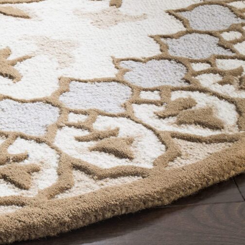 Handmade Tufted Rugs, Premium Quality Round Wool Rug for Living Room RR26 - Image 4