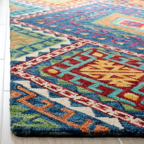 Handmade Tufted Rugs, Premium Quality Floral Wool Rug for Living Room CT07 - Image 3