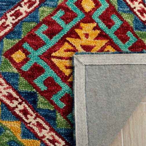 Handmade Tufted Rugs, Premium Quality Floral Wool Rug for Living Room CT07 - Image 4
