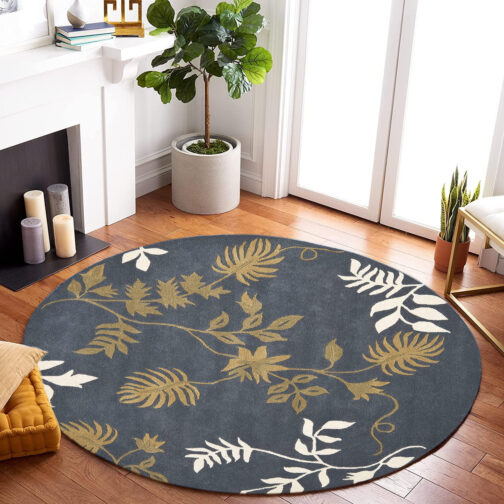 Handmade Tufted Rugs, Premium Quality Round Wool Rug for Living Room RR54 - Image 2