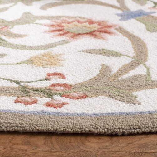 Handmade Tufted Rugs, Premium Quality Round Wool Rug for Living Room RR08 - Image 2