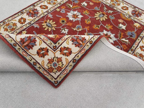 Handmade Tufted Rugs, Premium Quality Floral Wool Rug for Living Room CF08 - Image 2
