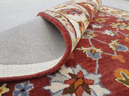 Handmade Tufted Rugs, Premium Quality Floral Wool Rug for Living Room CF08 - Image 3