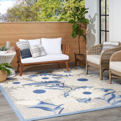 Handmade Tufted Rugs, Premium Quality Floral Wool Rug for Living Room CT21 - Image 3