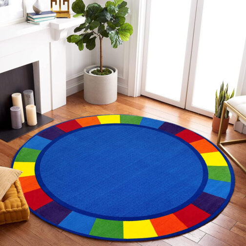 Handmade Tufted Rugs, Premium Quality Round Wool Rug for Living Room RR46 - Image 2