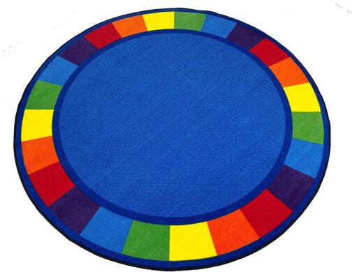 Handmade Tufted Rugs, Premium Quality Round Wool Rug for Living Room RR46