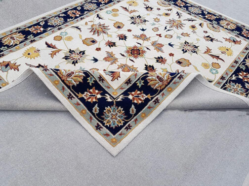 Handmade Tufted Rugs, Premium Quality Floral Wool Rug for Living Room CF10 - Image 3