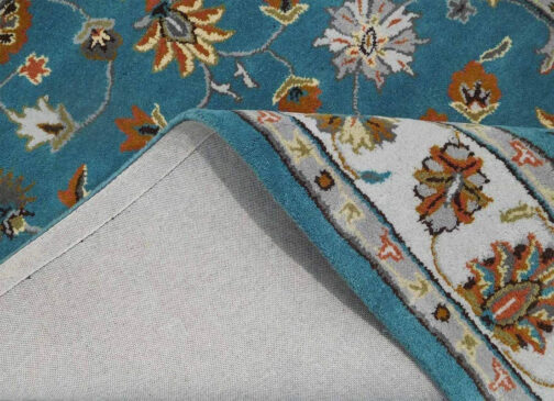 Handmade Tufted Rugs, Premium Quality Floral Wool Rug for Living Room CF14 - Image 3