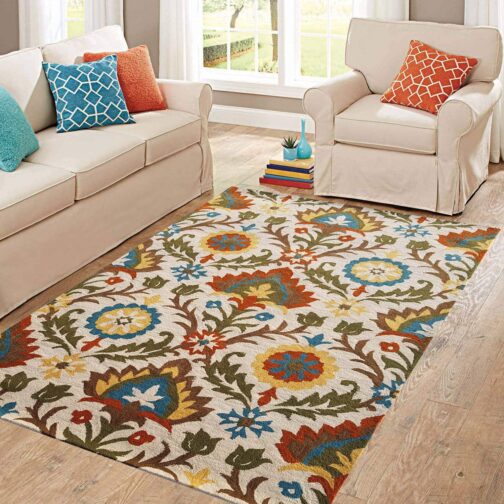 Handmade Tufted Rugs, Premium Quality Wool Carpet for Living Room C10 - Image 2