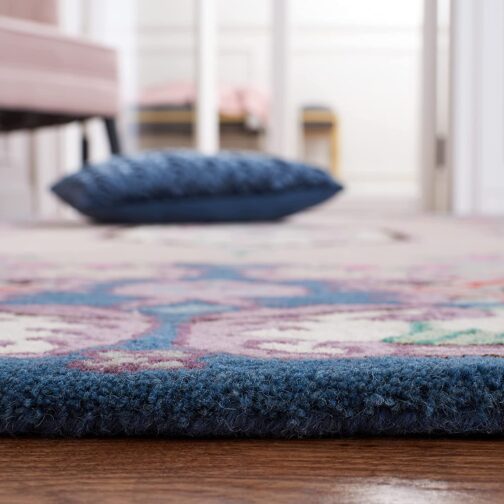 Handmade Tufted Rugs, Premium Quality Floral Wool Rug for Living Room CT20 - Image 3