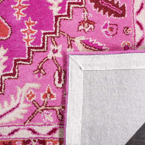 Handmade Tufted Rugs, Premium Quality Floral Wool Rug for Living Room CT11 - Image 3