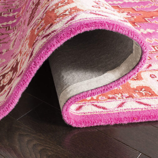 Handmade Tufted Rugs, Premium Quality Floral Wool Rug for Living Room CT11 - Image 4