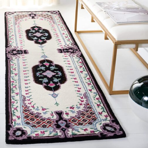 Handmade Tufted Rugs, Premium Quality Floral Wool Rug for Living Room CT16 - Image 2