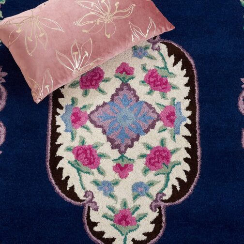 Handmade Tufted Rugs, Premium Quality Floral Wool Rug for Living Room CT19 - Image 3
