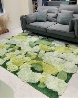 Handmade Tufted Rugs, Premium Quality Moses Wool Rug for Living Room CT26