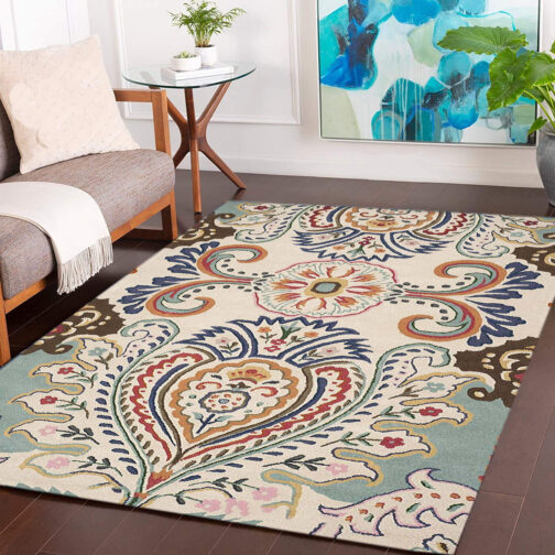 Handmade Tufted Rugs, Export Quality Hand Tufted Wool Carpet for Living Room 31 - Image 2