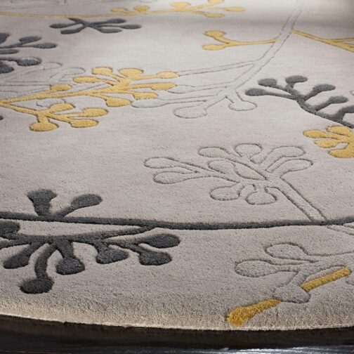 Handmade Tufted Rugs, Premium Quality Round Wool Rug for Living Room RR59 - Image 3