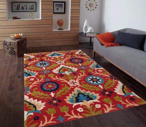 Handmade Tufted Rugs, Premium Quality Wool Carpet for Living Room C04 - Image 2