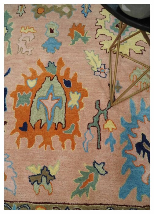 Handmade Tufted Rugs, Premium Quality Floral Wool Rug for Living Room CT09 - Image 2