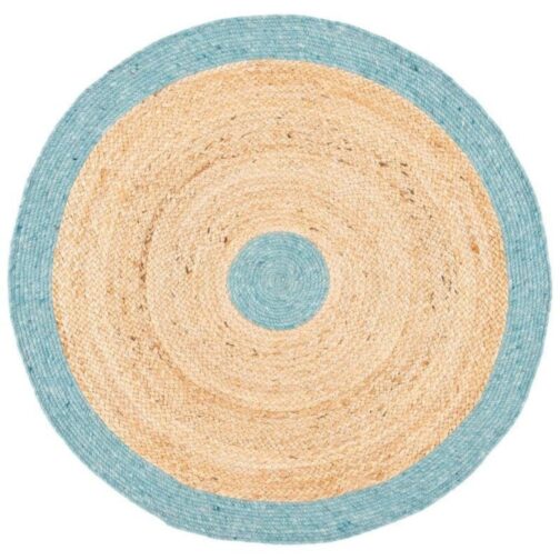 Handmade Round Jute Area Rug, Natural Jute Braided Custom Rugs RJR-15