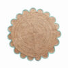 Handmade Round Jute Area Rug, Natural Jute Braided Custom Rugs RJR-28