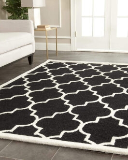 Handmade Tufted Rugs, Premium Quality Floral Wool Rug for Living Room TR04
