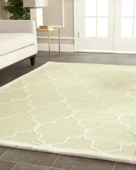 Handmade Tufted Rugs, Premium Quality Floral Wool Rug for Living Room TR06