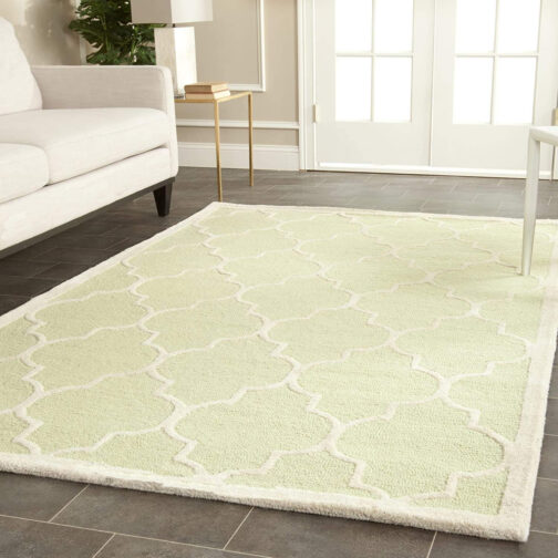 Handmade Tufted Rugs, Premium Quality Floral Wool Rug for Living Room TR06 - Image 2