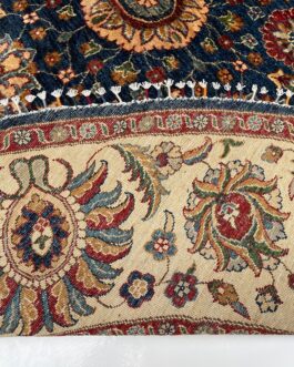 Oriental Round Area Rug, Hand Knotted 100% Wool Round Rug, Floral Rug Multi Size 11