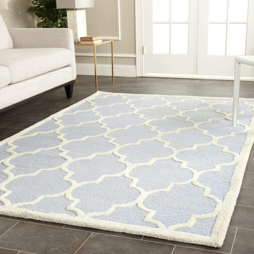 Handmade Tufted Rugs, Premium Quality Floral Wool Rug for Living Room TR07 - Image 2