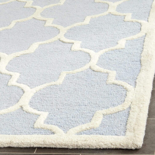 Handmade Tufted Rugs, Premium Quality Floral Wool Rug for Living Room TR07 - Image 4