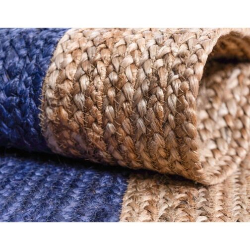Indian Handwoven Jute Area Rug, Natural Jute Braided Custom Rugs Multi Size JR-15 - Image 4