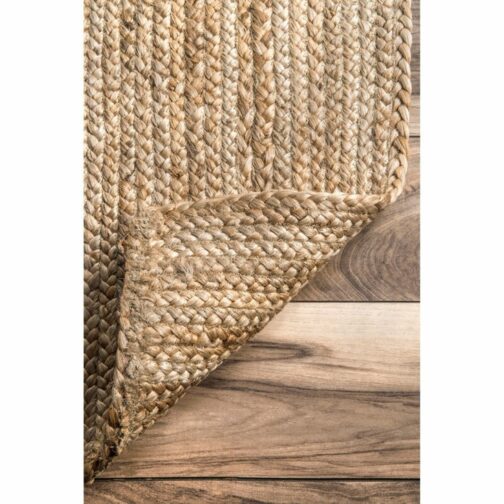 Indian Handwoven Jute Area Rug, Natural Jute Braided Custom Rugs Multi Size JR-28 - Image 4