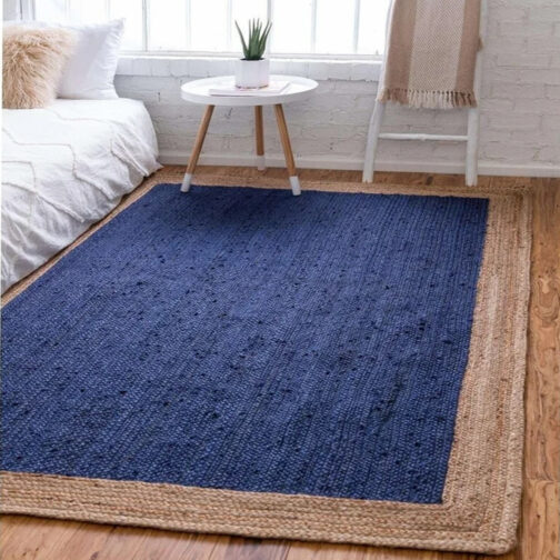 Indian Handwoven Jute Area Rug, Natural Jute Braided Custom Rugs Multi Size JR-15 - Image 3