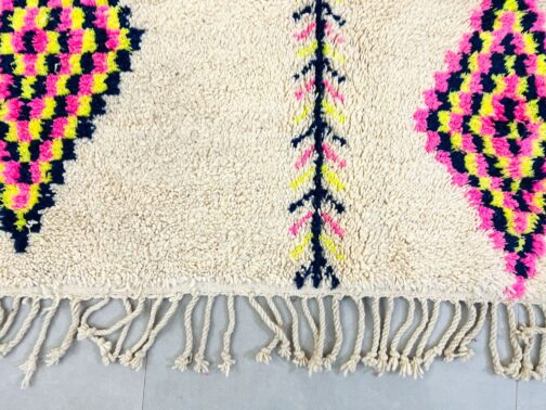 Beni Ourain Rug, Authentic Moroccan Rug, Berber Carpet, Handmade Wool BOR-06 - Image 2