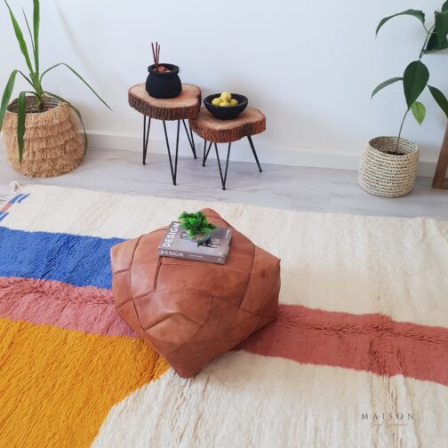 Beni Ourain Rug, Authentic Moroccan Rug, Berber Carpet, Handmade Wool BOR-08 - Image 3